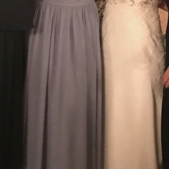 Molly | Azazie Bridesmaid Dress | Dusty Blue Color - Picture 2 of 16